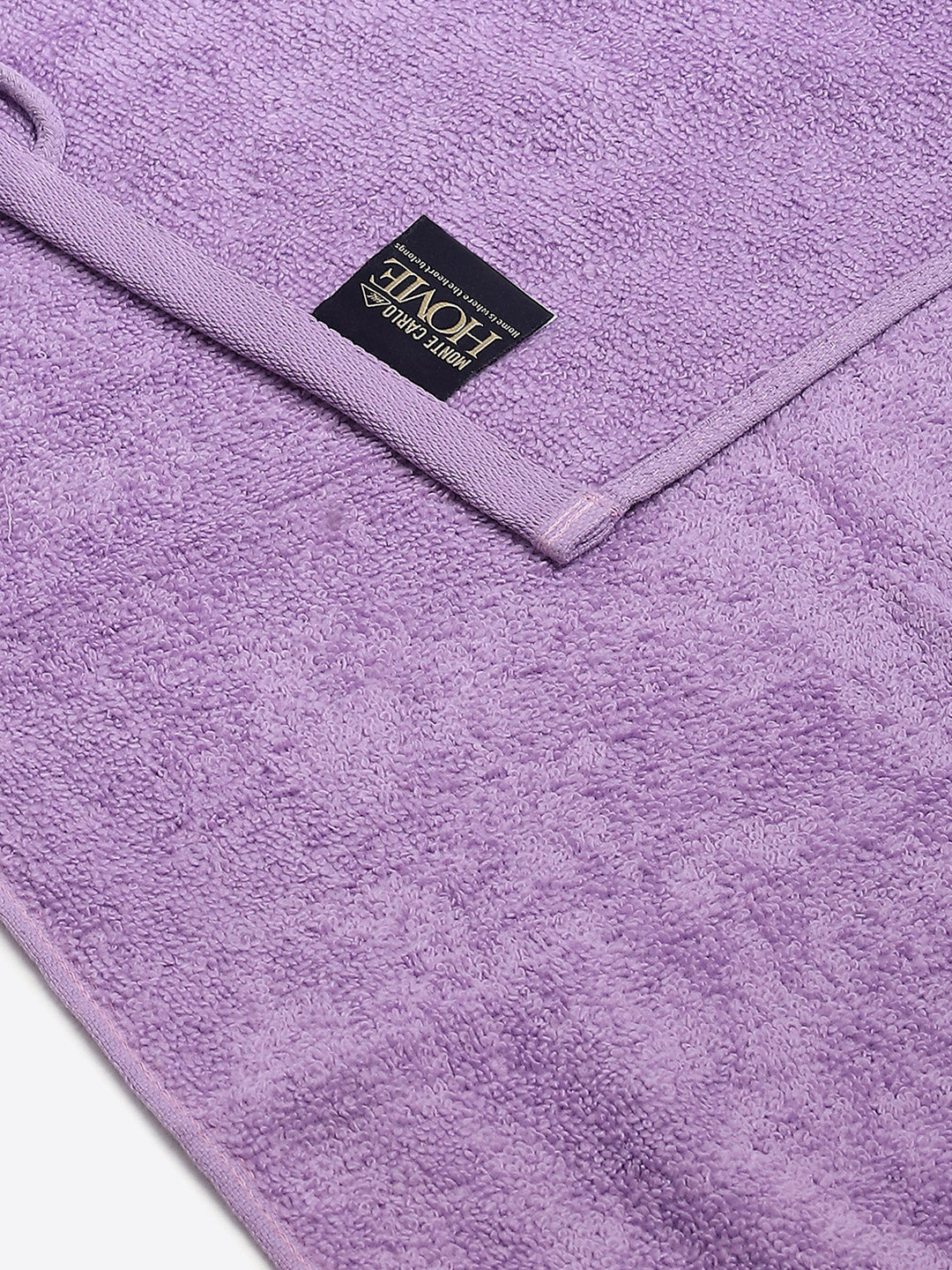 Purple Cotton Solid 350 GSM Hand Towel (Pack of 2)