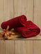 Dark Red Cotton Solid 350 GSM Hand Towel (Pack of 2)