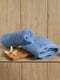 Light Blue Cotton Solid 350 GSM Hand Towel (Pack of 2)