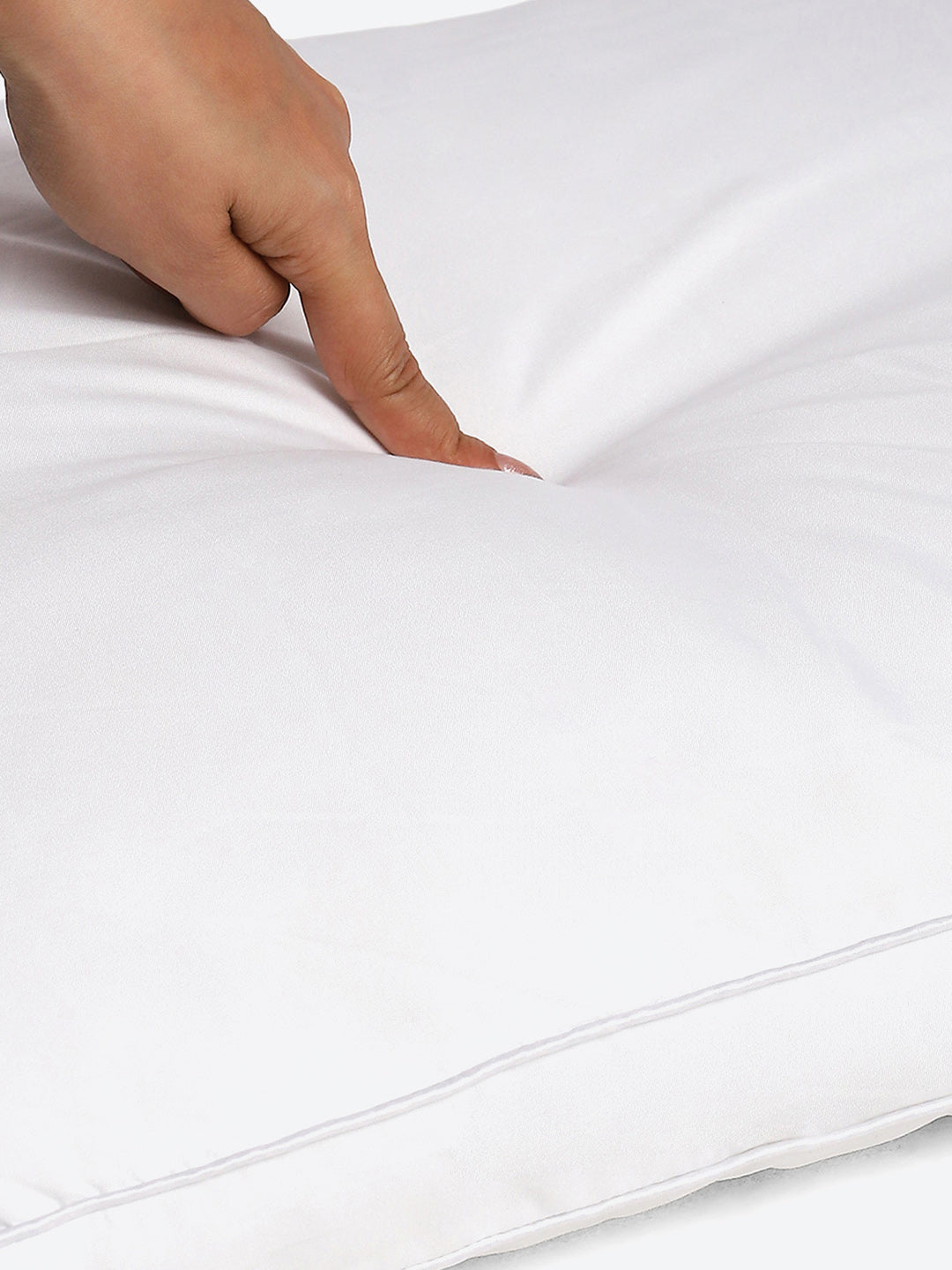 White Cotton Soybean Protein Pillow - PVC Pack