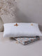White Solid Polyflex Micro Peach Pillow - PVC Pack