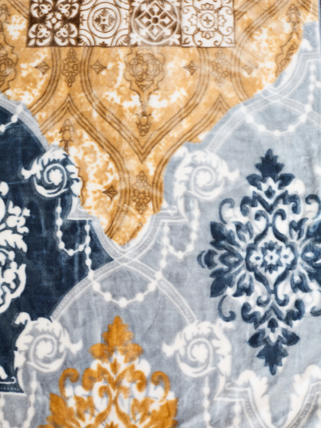 Printed Single Bed 2 Ply 850 GSM Blanket for Winter (Alaba), Weight 3 kg