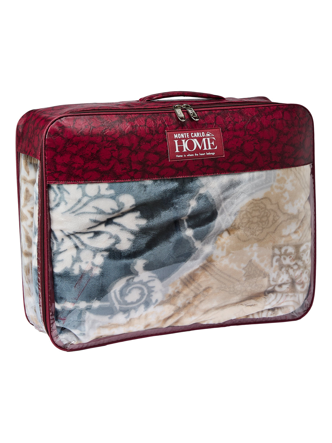 Printed Single Bed 2 Ply 850 GSM Blanket for Winter (Alaba), Weight 3 kg