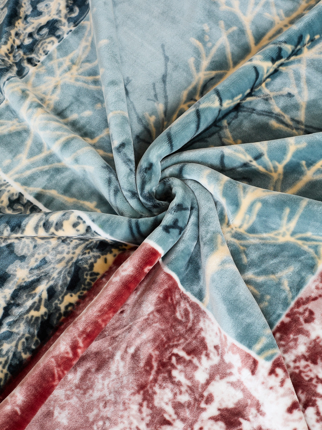 Printed Single Bed 2 Ply 850 GSM Blanket for Winter (Alaba), Weight 3 kg