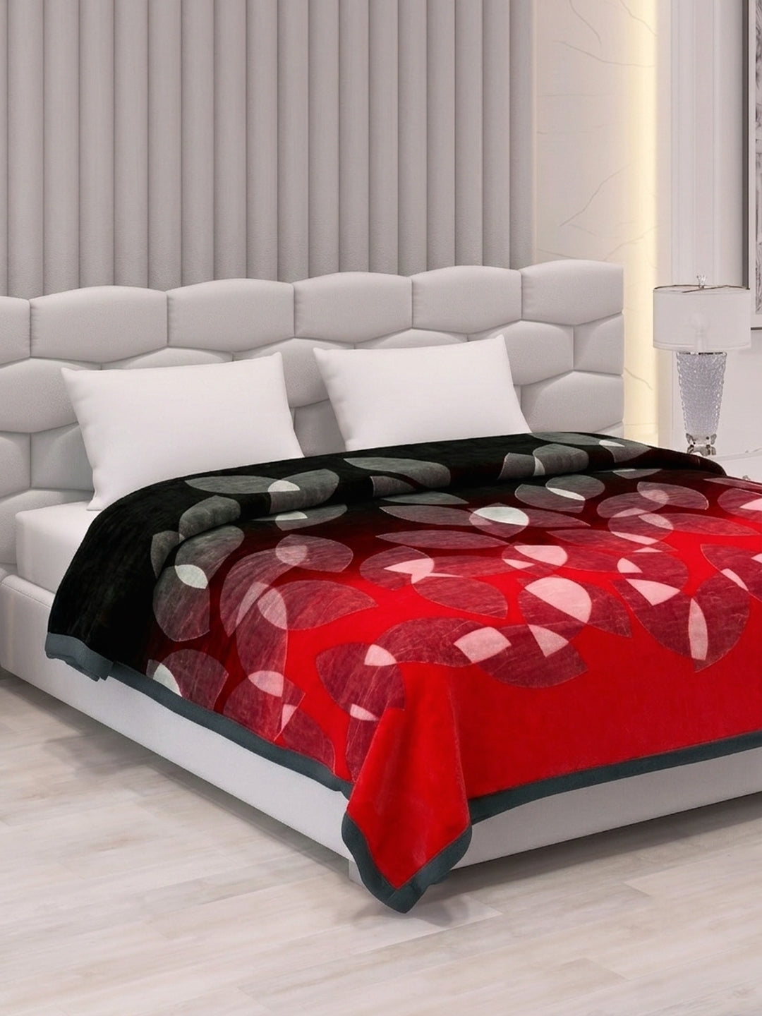 Printed Double Bed 2 Ply 800 GSM Blanket for Winter (Austin), Weight 4.2 kg