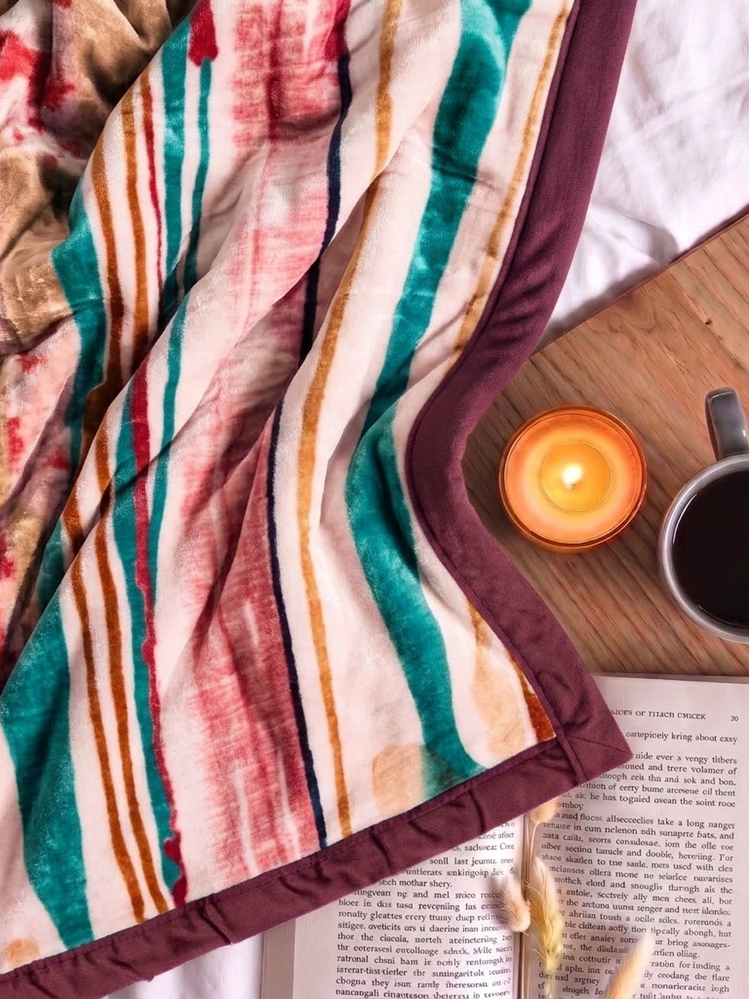 Printed Double Bed 2 Ply 800 GSM Blanket for Winter (Austin), Weight 4.2 kg