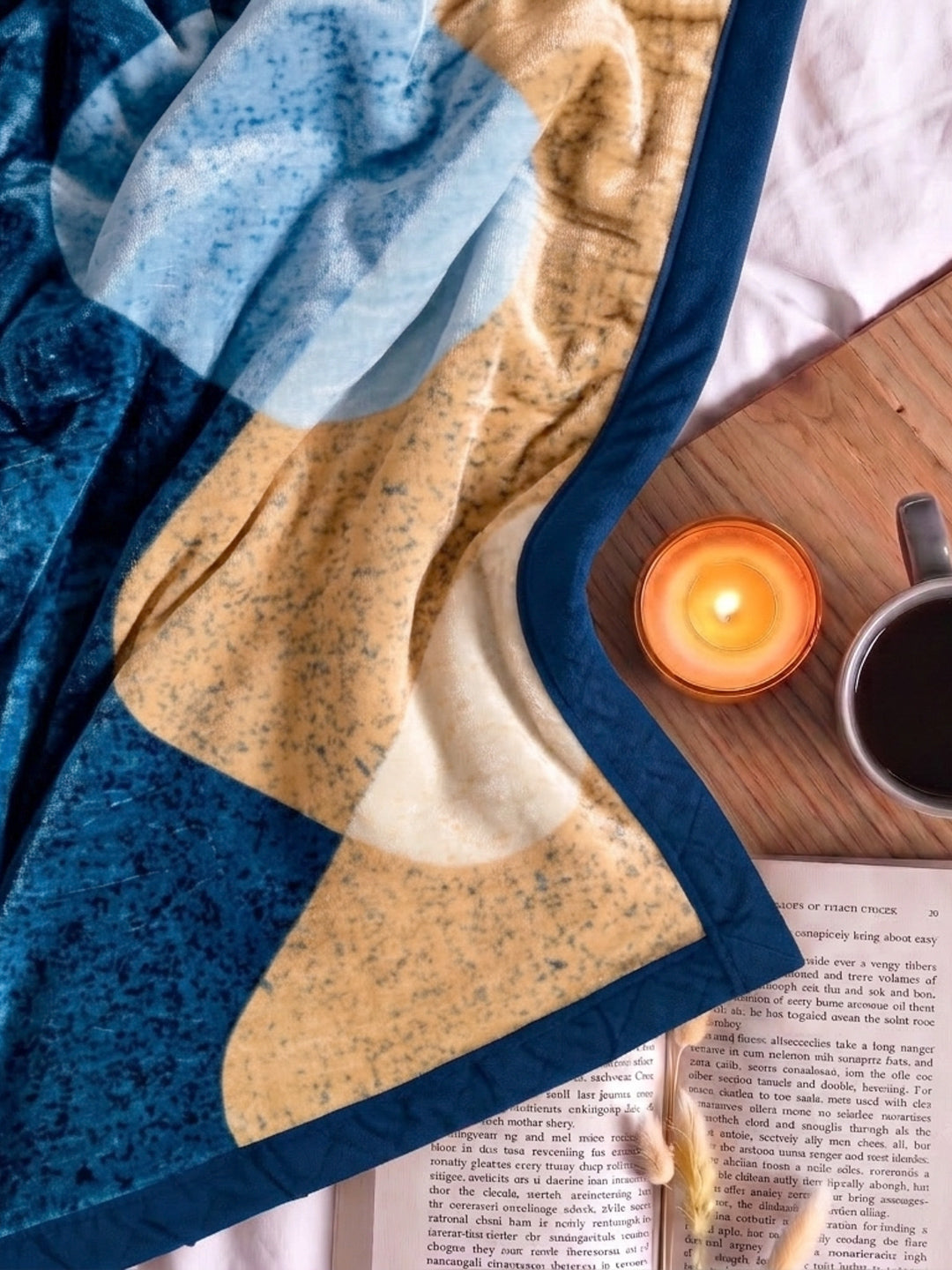 Printed Double Bed 2 Ply 800 GSM Blanket for Winter (Austin), Weight 4.2 kg