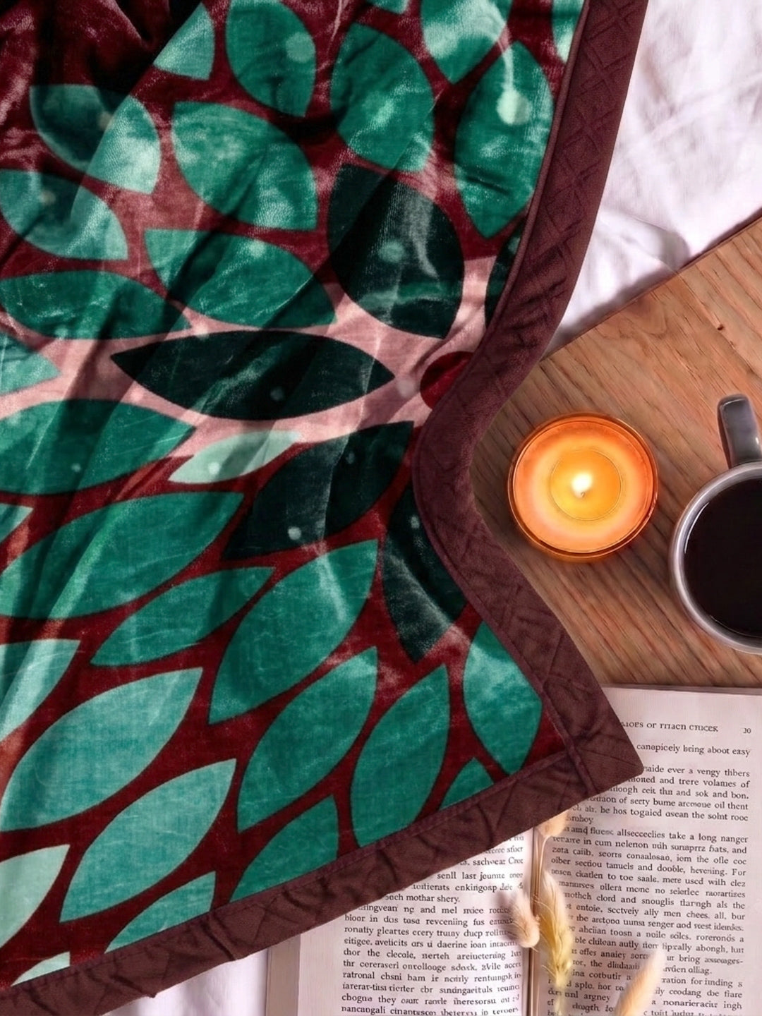 Printed Double Bed 2 Ply 800 GSM Blanket for Winter (Austin), Weight 4.2 kg