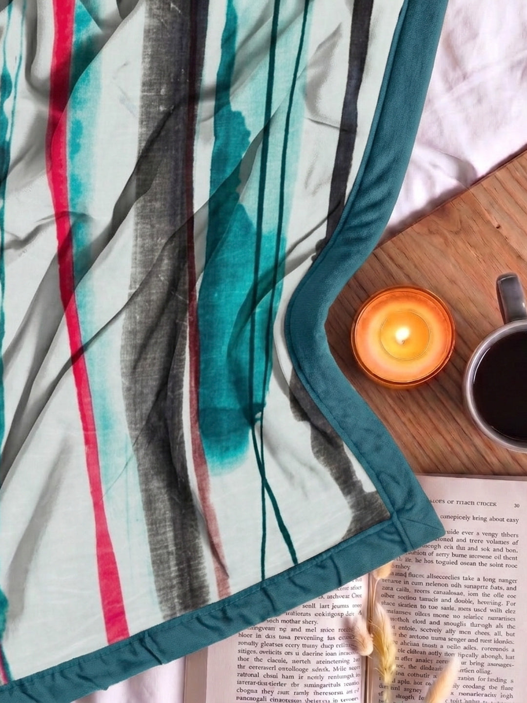 Printed Double Bed 2 Ply 800 GSM Blanket for Winter (Austin), Weight 4.2 kg