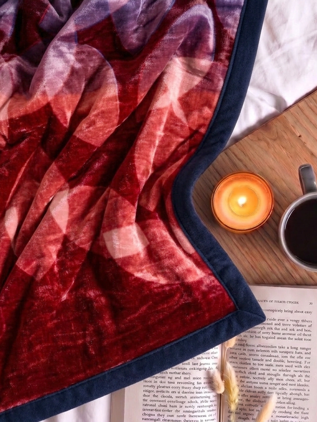 Printed Double Bed 2 Ply 800 GSM Blanket for Winter (Austin), Weight 4.2 kg