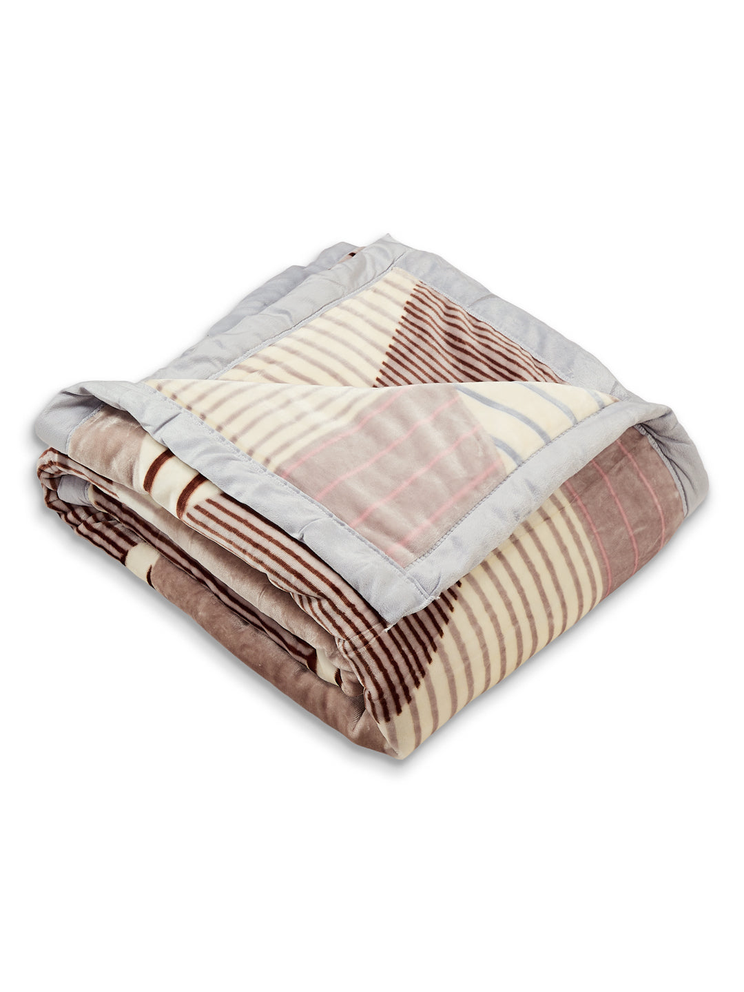 Printed Double Bed 3 Ply 550 GSM Blanket for Winter (Casino Royale), Weight 3 kg