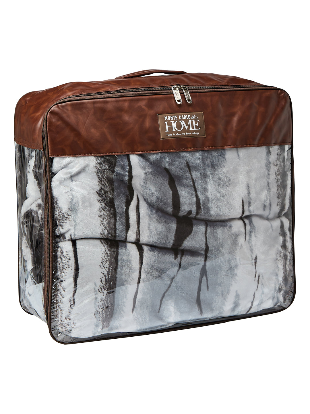Printed Double Bed 3 Ply 550 GSM Blanket for Winter (Casino Royale), Weight 3 kg