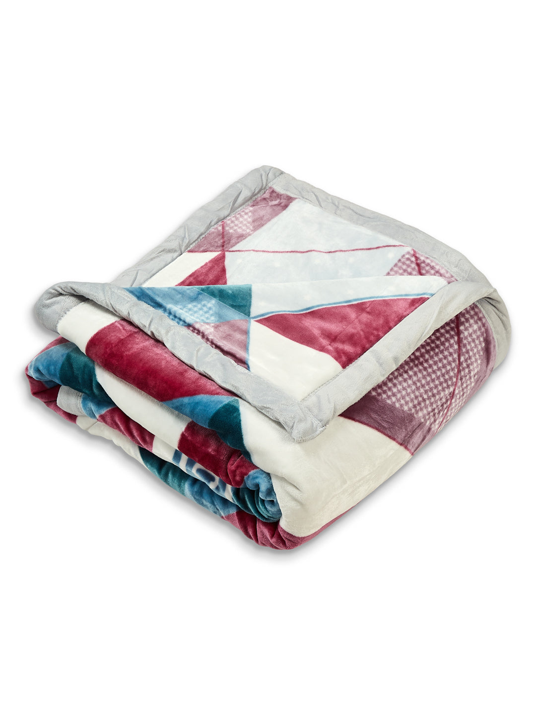 Printed Double Bed 3 Ply 550 GSM Blanket for Winter (Casino Royale), Weight 3 kg