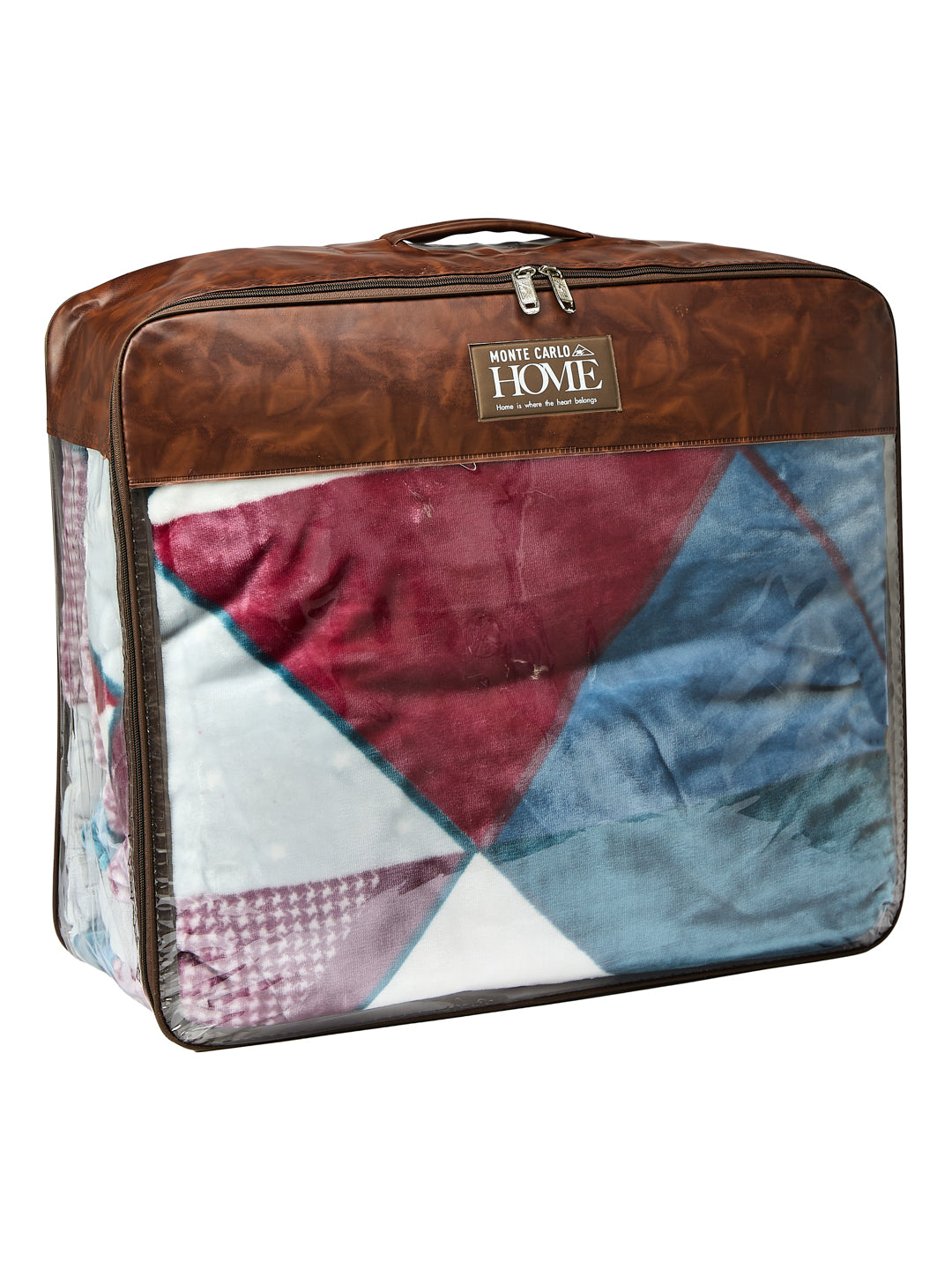 Printed Double Bed 3 Ply 550 GSM Blanket for Winter (Casino Royale), Weight 3 kg