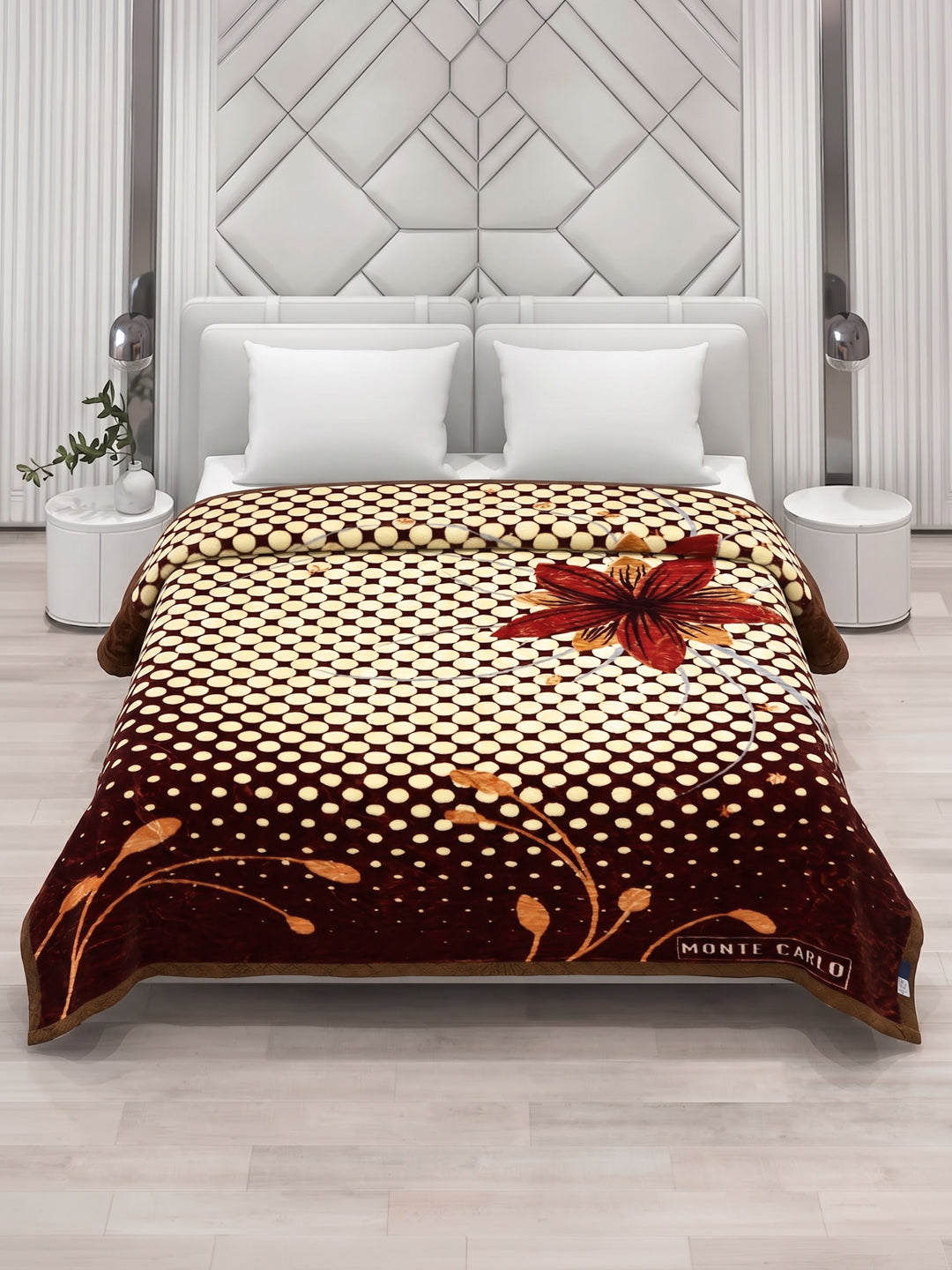 Printed Double Bed 2 Ply 850 GSM Blanket for Winter (Champion), Weight 4.5 kg