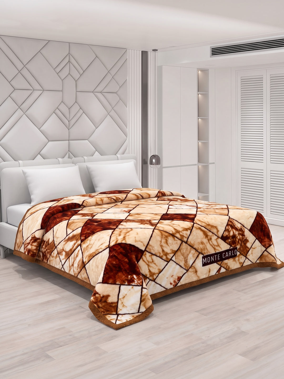 Printed Double Bed 2 Ply 850 GSM Blanket for Winter (Champion), Weight 4.5 kg
