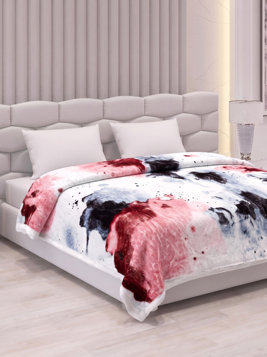 Printed Double Bed 2 Ply 850 GSM Blanket for Winter (Champion), Weight 4.5 kg