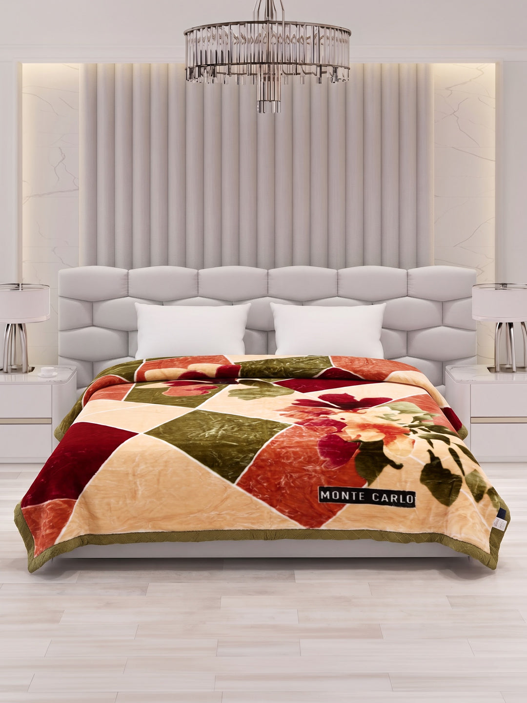 Printed Double Bed 2 Ply 850 GSM Blanket for Winter (Champion), Weight 4.5 kg