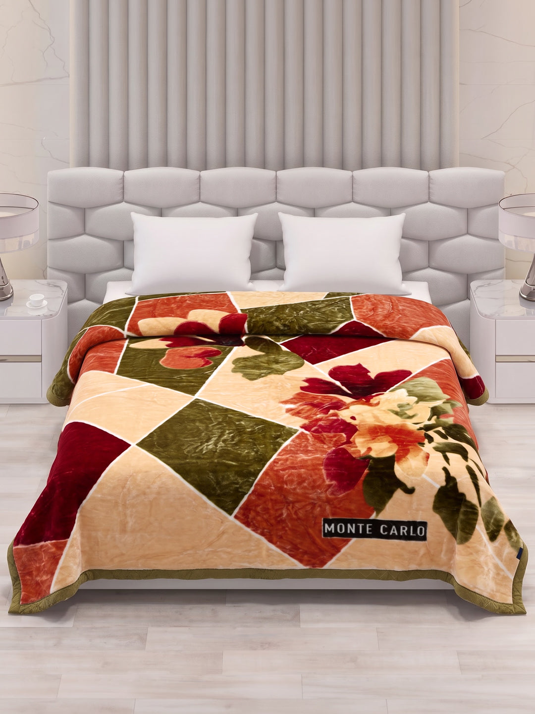 Printed Double Bed 2 Ply 850 GSM Blanket for Winter (Champion), Weight 4.5 kg