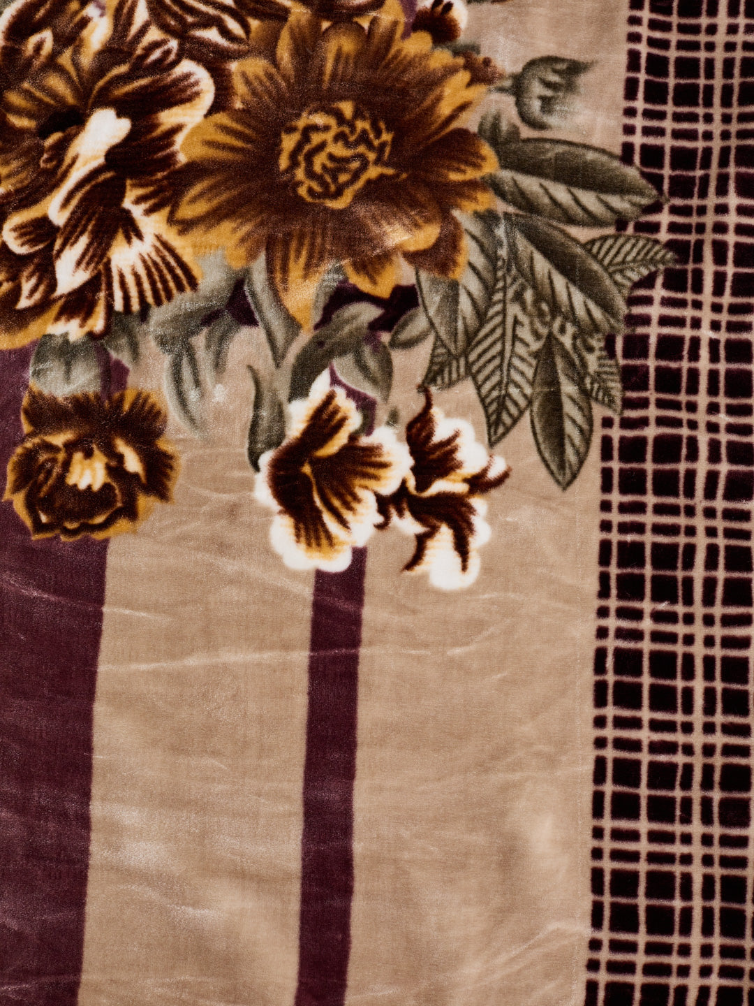 Printed Double Bed 2 Ply 850 GSM Blanket for Winter (Crystal), Weight 4.5 kg