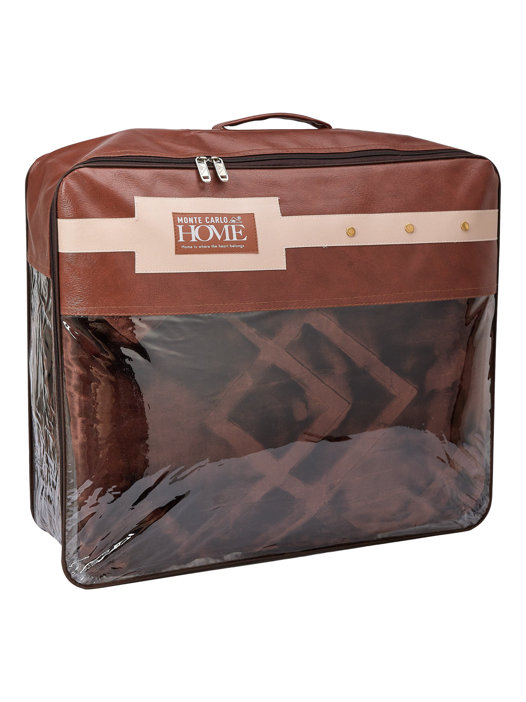 Printed Double Bed 2 Ply 850 GSM Blanket for Winter (Crystal), Weight 4.5 kg