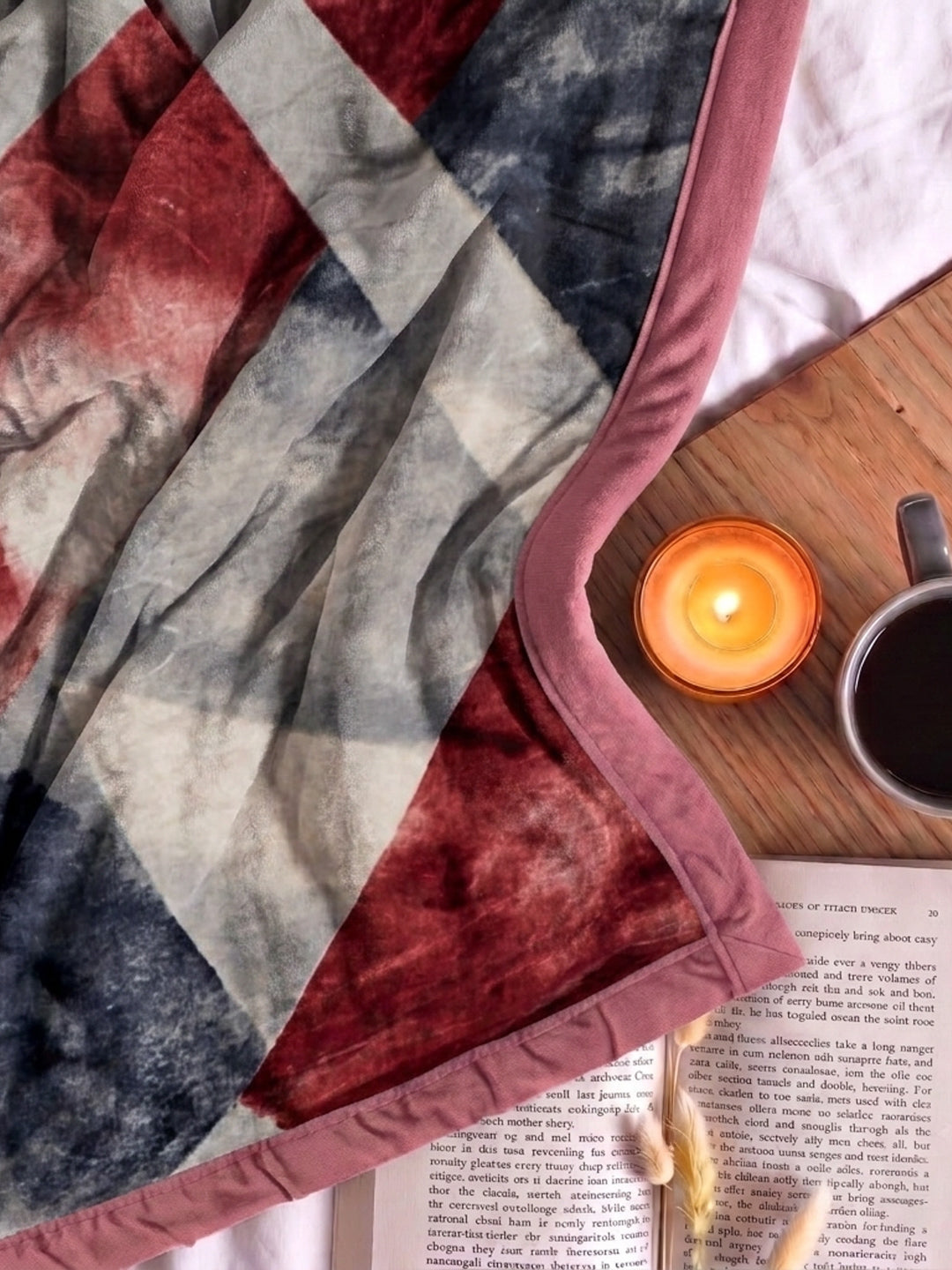 Printed Double Bed 2 Ply 850 GSM Blanket for Winter (Crystal), Weight 4.5 kg