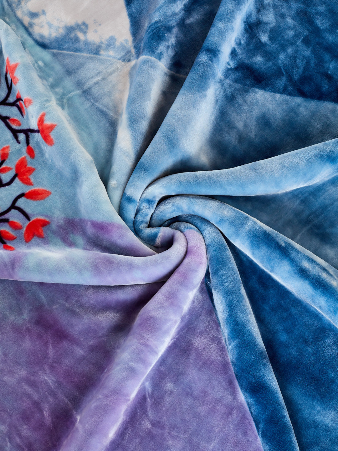 Printed Double Bed 2 Ply 850 GSM Blanket for Winter (Crystal), Weight 4.5 kg