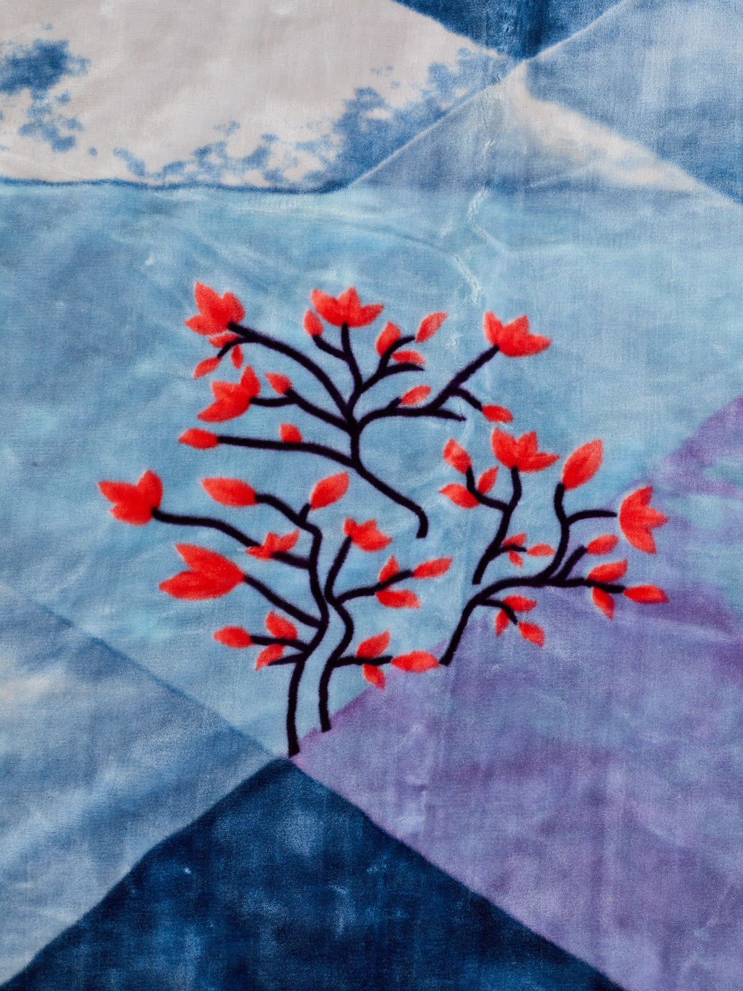 Printed Double Bed 2 Ply 850 GSM Blanket for Winter (Crystal), Weight 4.5 kg