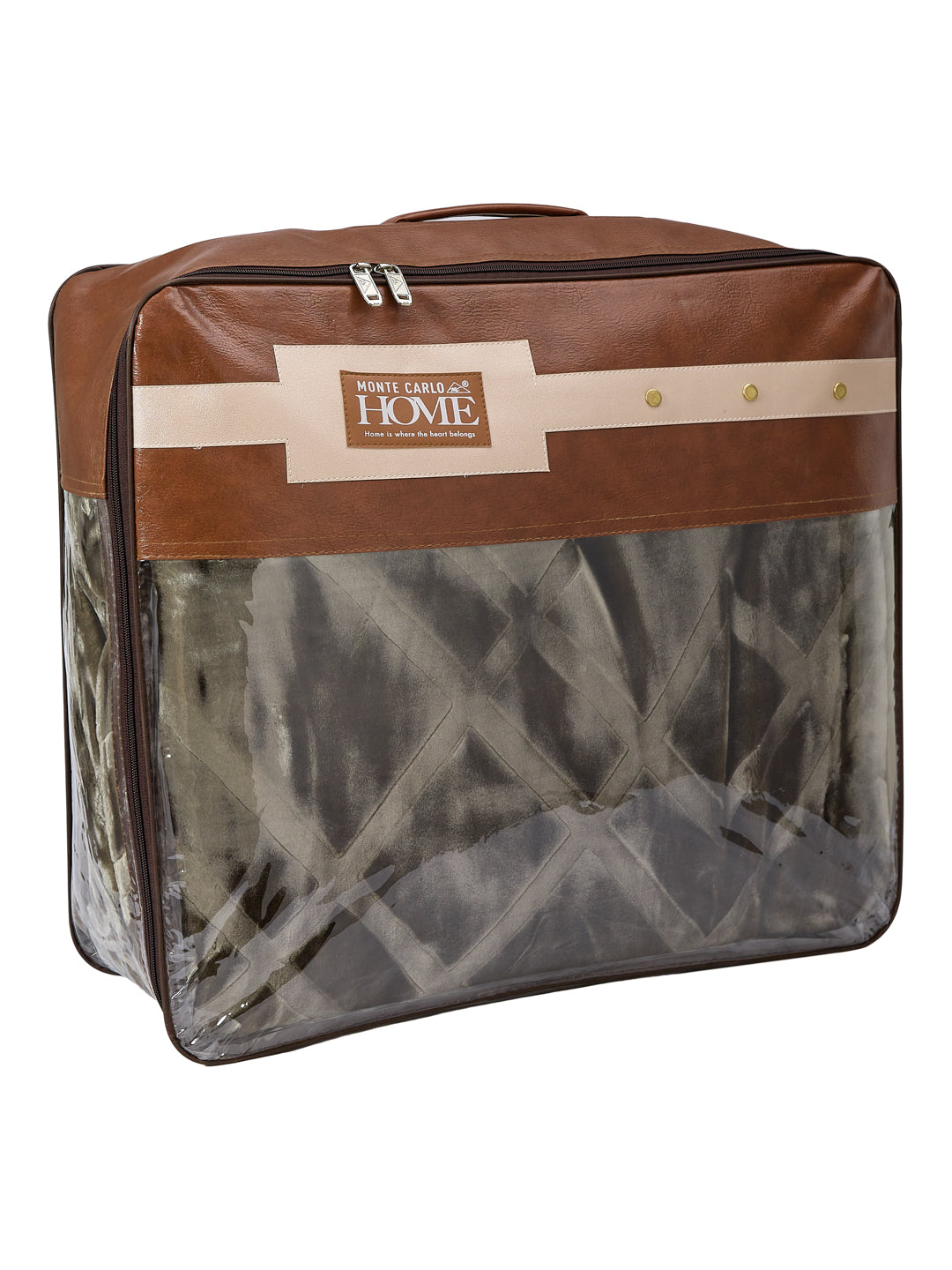 Printed Double Bed 2 Ply 850 GSM Blanket for Winter (Crystal), Weight 4.5 kg