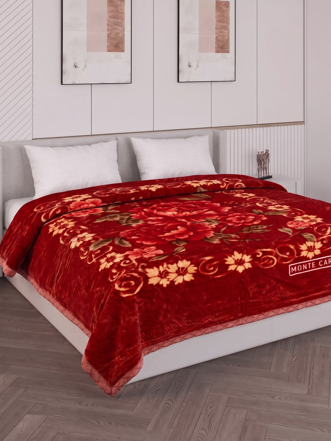 Printed Double Bed 2 Ply 850 GSM Blanket for Winter (Dabang), Weight 4.5 kg