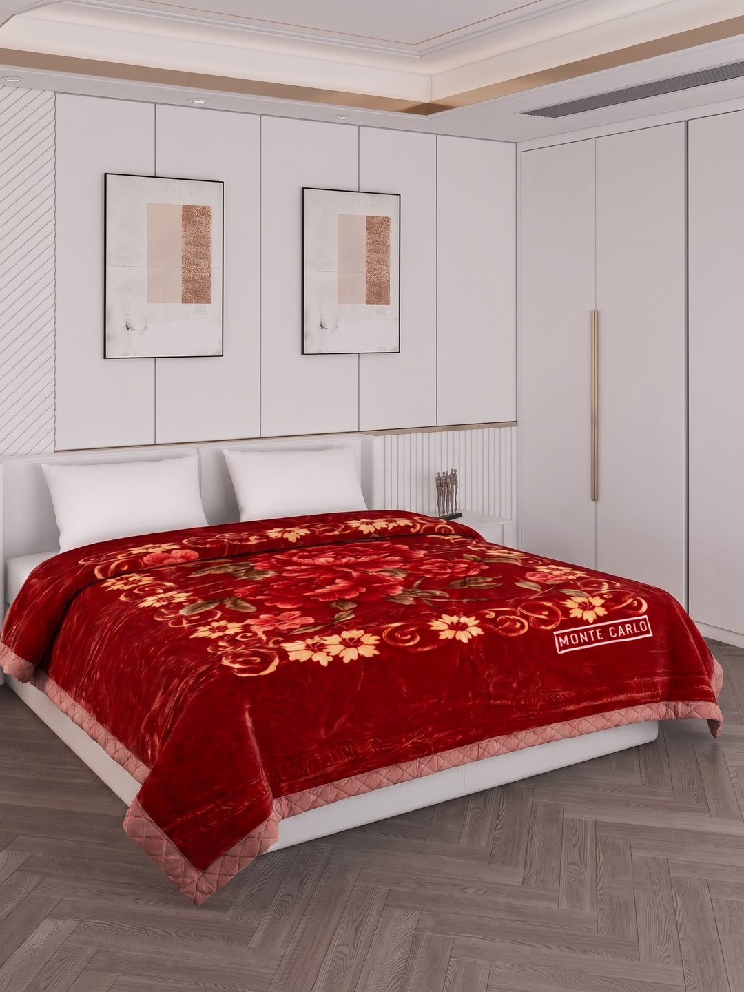 Printed Double Bed 2 Ply 850 GSM Blanket for Winter (Dabang), Weight 4.5 kg