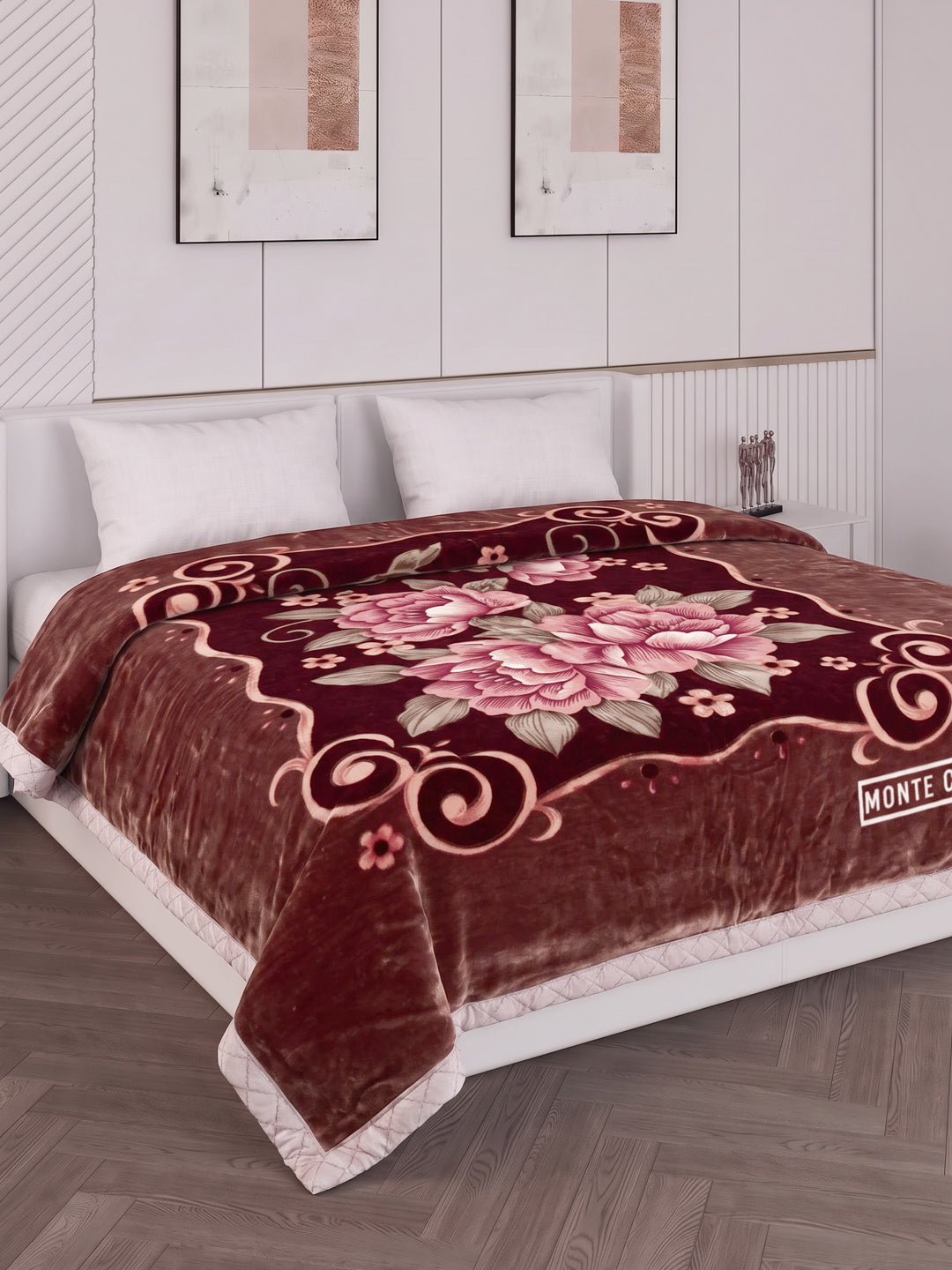 Printed Double Bed 2 Ply 850 GSM Blanket for Winter (Dabang), Weight 4.5 kg