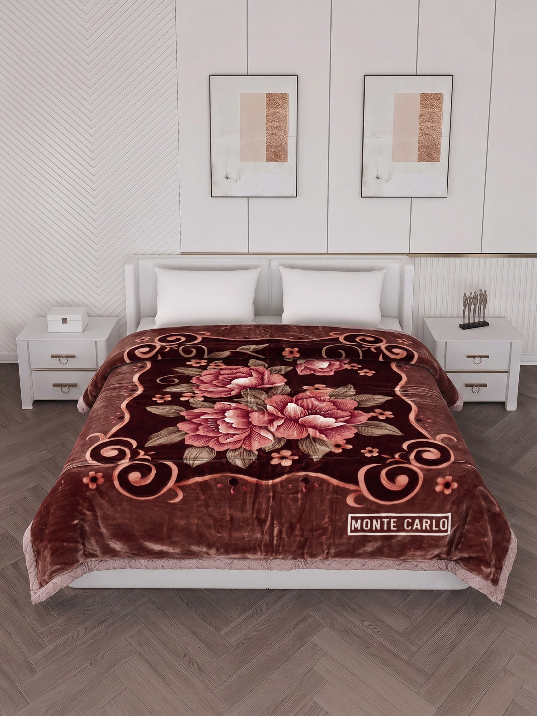 Printed Double Bed 2 Ply 850 GSM Blanket for Winter (Dabang), Weight 4.5 kg