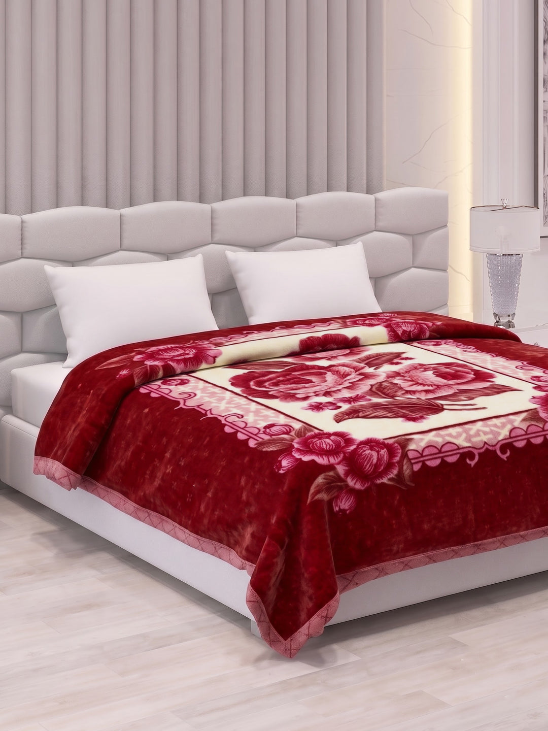 Printed Double Bed 2 Ply 850 GSM Blanket for Winter (Dabang), Weight 4.5 kg
