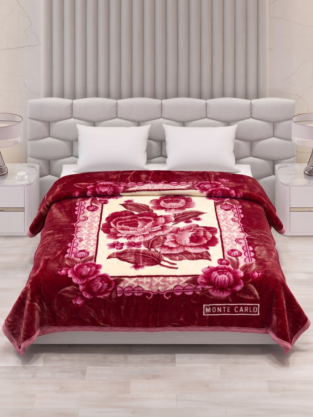 Printed Double Bed 2 Ply 850 GSM Blanket for Winter (Dabang), Weight 4.5 kg