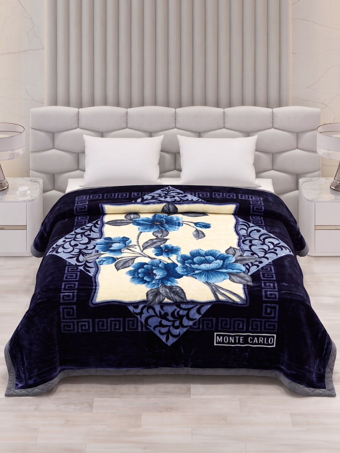 Printed Double Bed 2 Ply 850 GSM Blanket for Winter (Dabang), Weight 4.5 kg