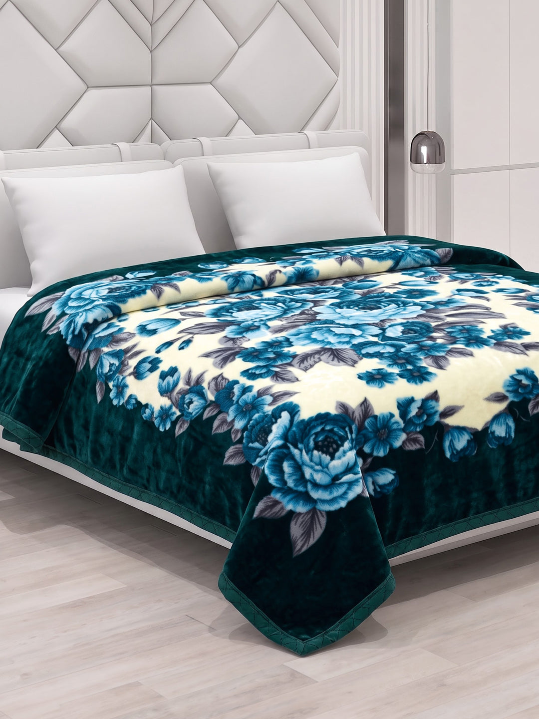 Printed Double Bed 2 Ply 850 GSM Blanket for Winter (Dabang), Weight 4.5 kg