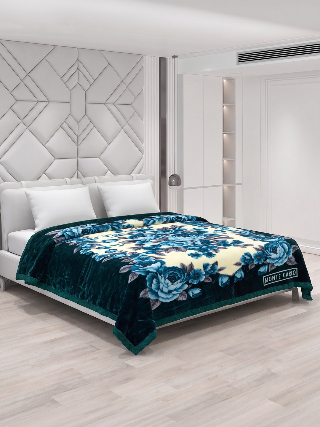 Printed Double Bed 2 Ply 850 GSM Blanket for Winter (Dabang), Weight 4.5 kg