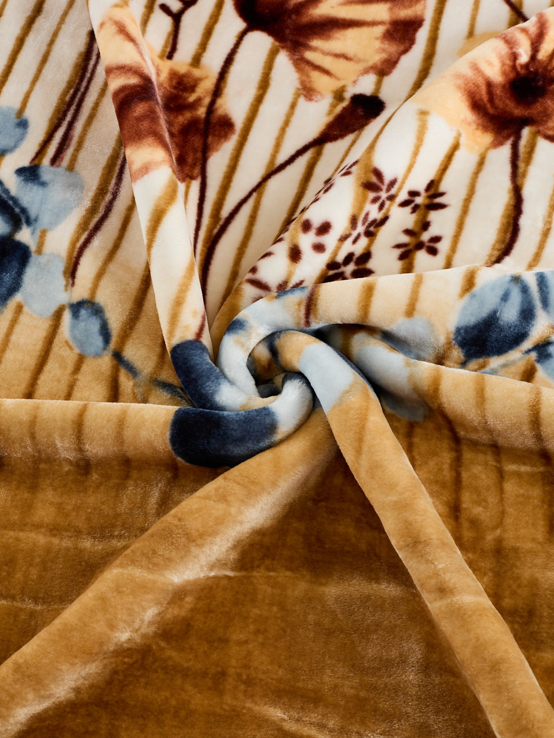 Printed Double Bed 1 Ply 600 GSM Blanket for Winter (Denny), Weight 3.2 kg