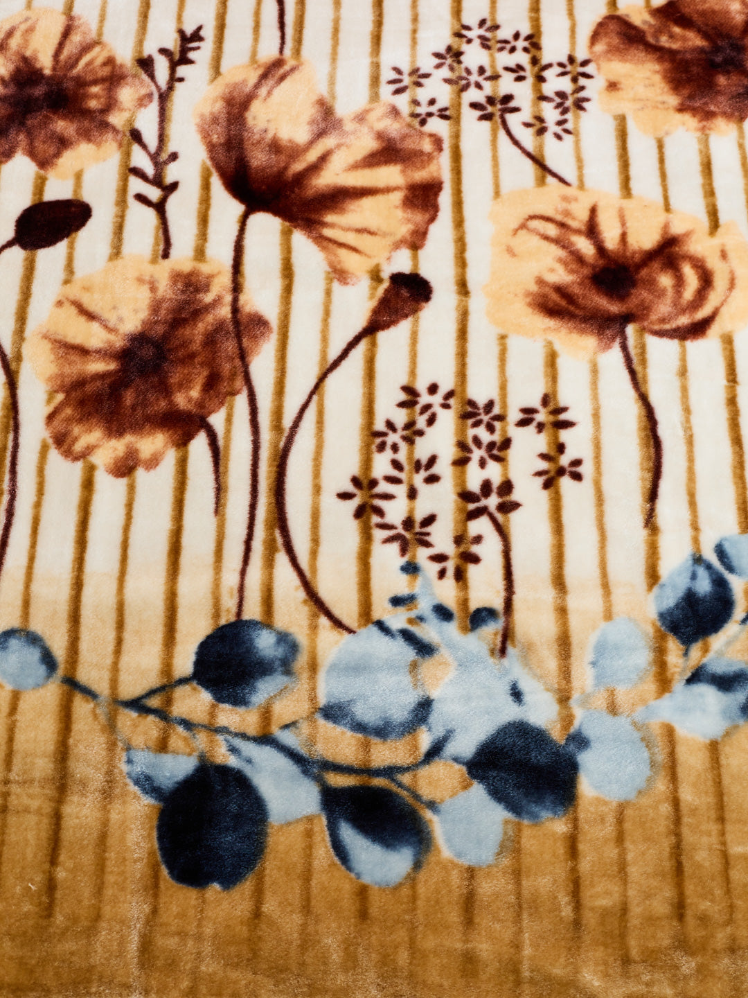 Printed Double Bed 1 Ply 600 GSM Blanket for Winter (Denny), Weight 3.2 kg