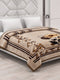 Printed Double Bed 1 Ply 600 GSM Blanket for Winter (Denny), Weight 3.2 kg