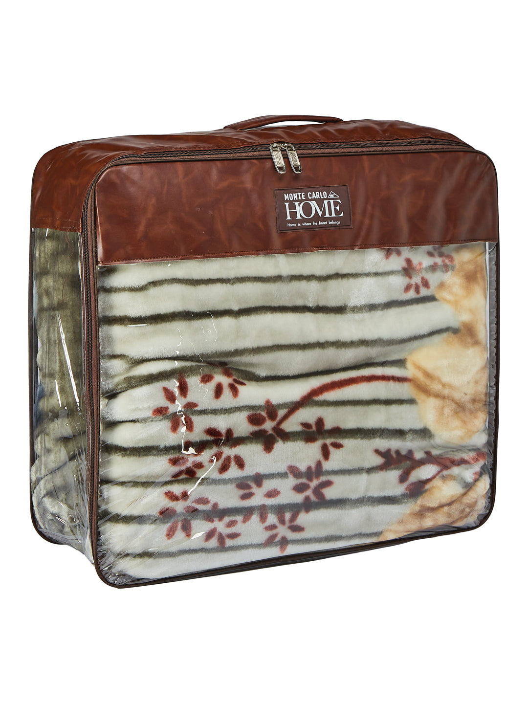 Printed Double Bed 1 Ply 600 GSM Blanket for Winter (Denny), Weight 3.2 kg