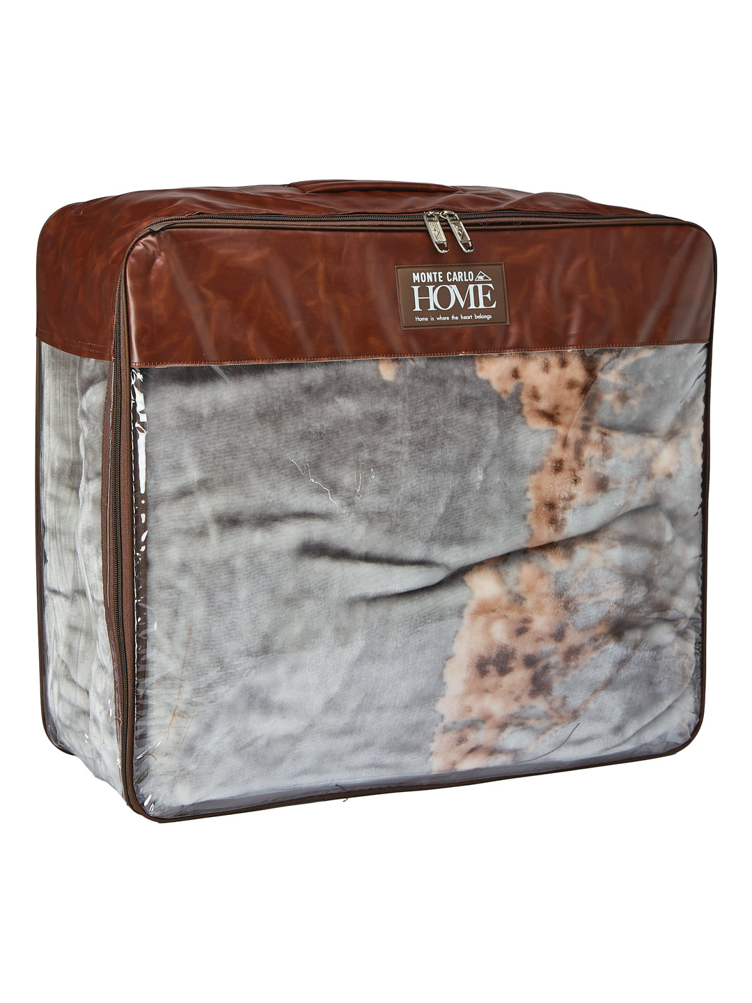 Printed Double Bed 1 Ply 600 GSM Blanket for Winter (Denny), Weight 3.2 kg