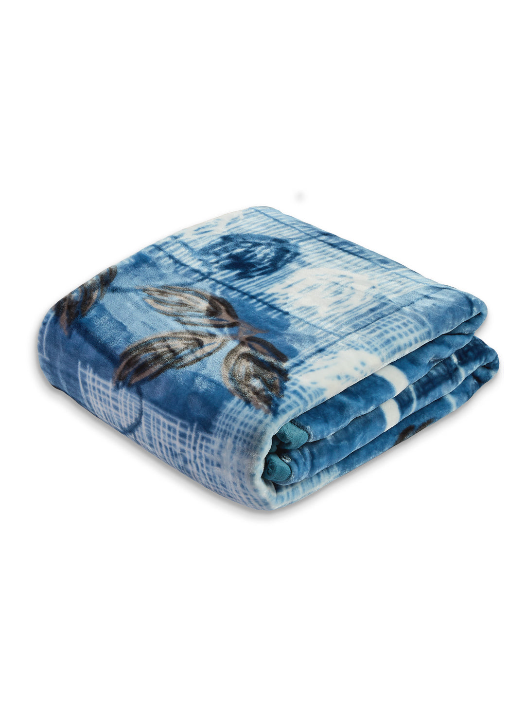 Printed Double Bed 1 Ply 600 GSM Blanket for Winter (Denny), Weight 3.2 kg