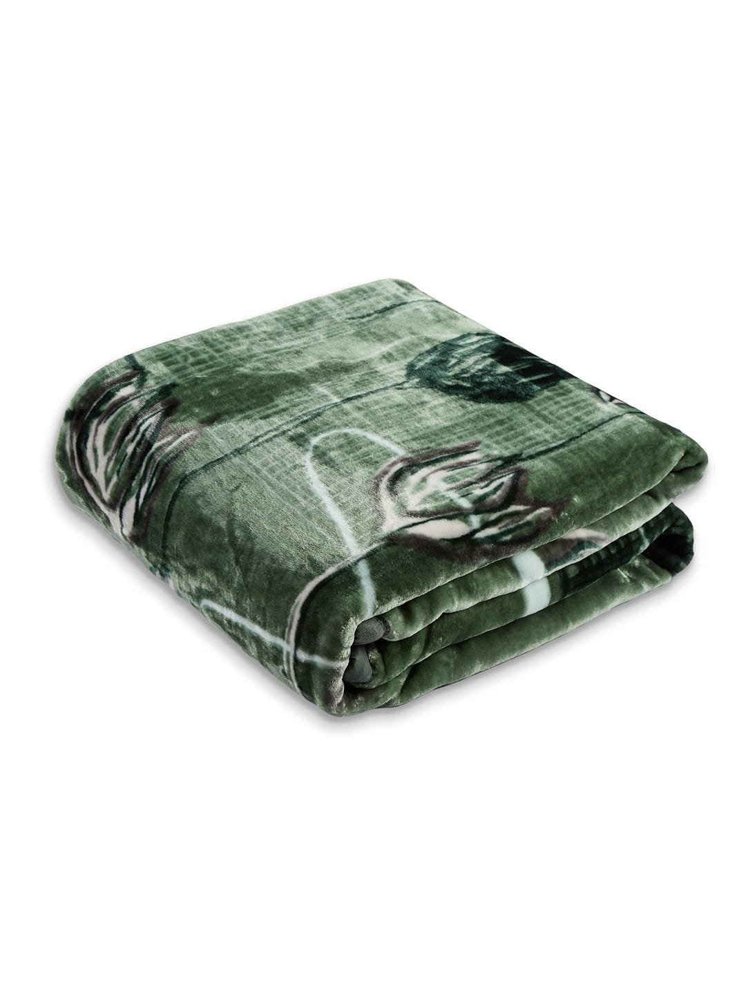Printed Double Bed 1 Ply 600 GSM Blanket for Winter (Denny), Weight 3.2 kg