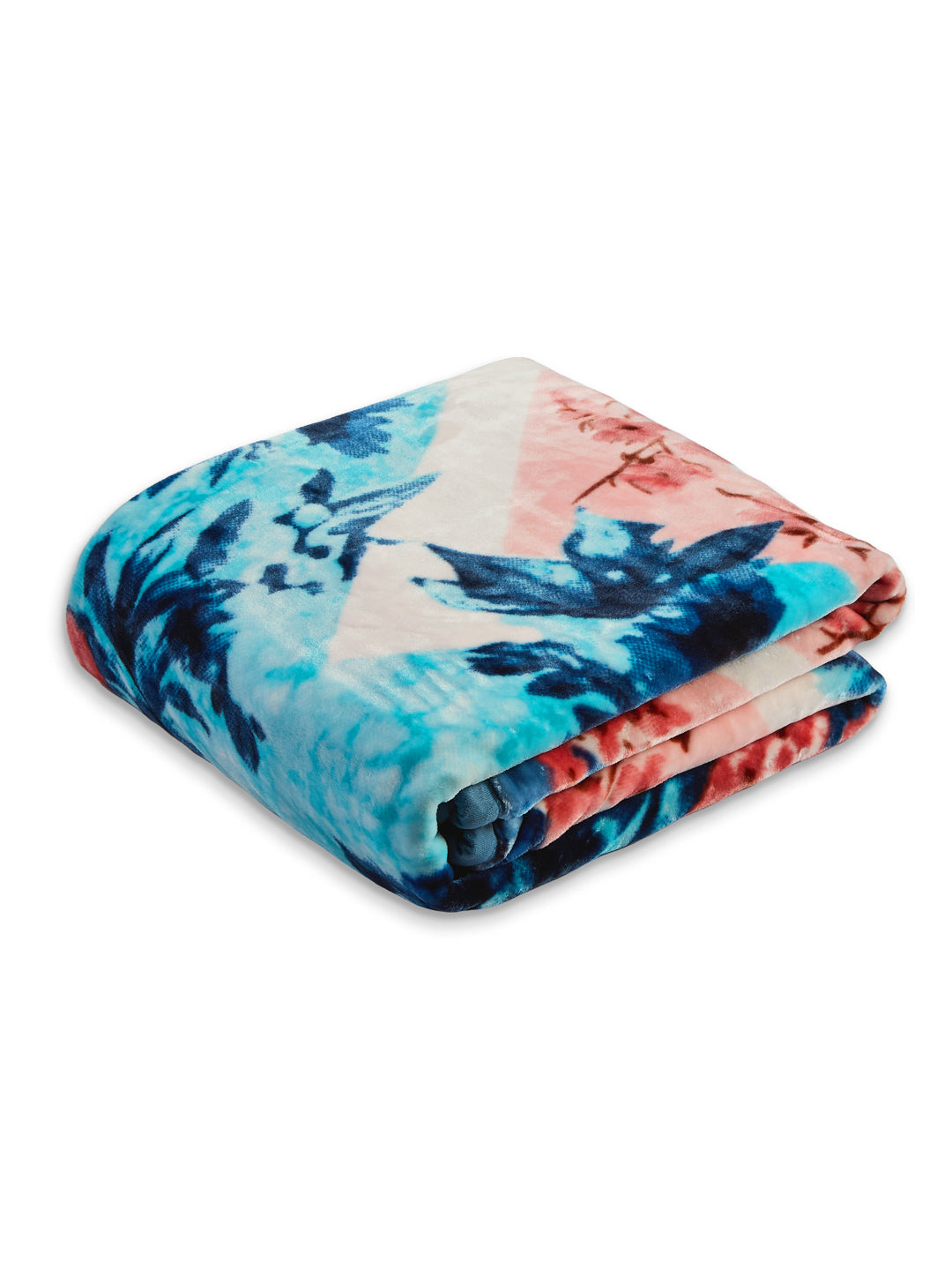 Printed Double Bed 1 Ply 600 GSM Blanket for Winter (Denny), Weight 3.2 kg