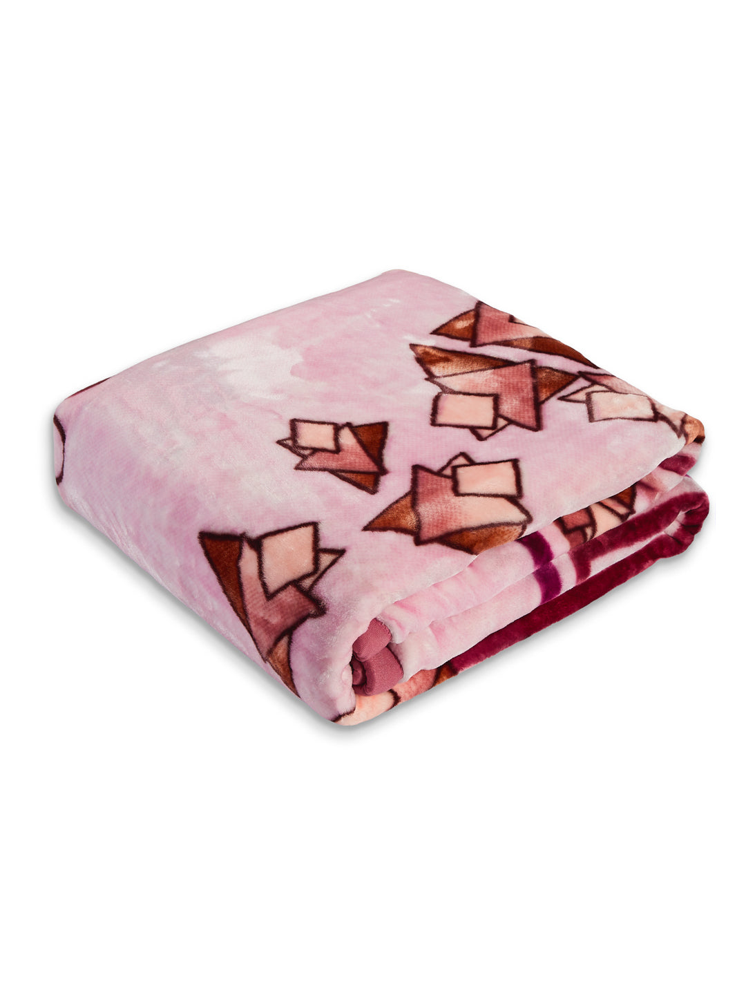 Printed Double Bed 1 Ply 600 GSM Blanket for Winter (Denny), Weight 3.2 kg