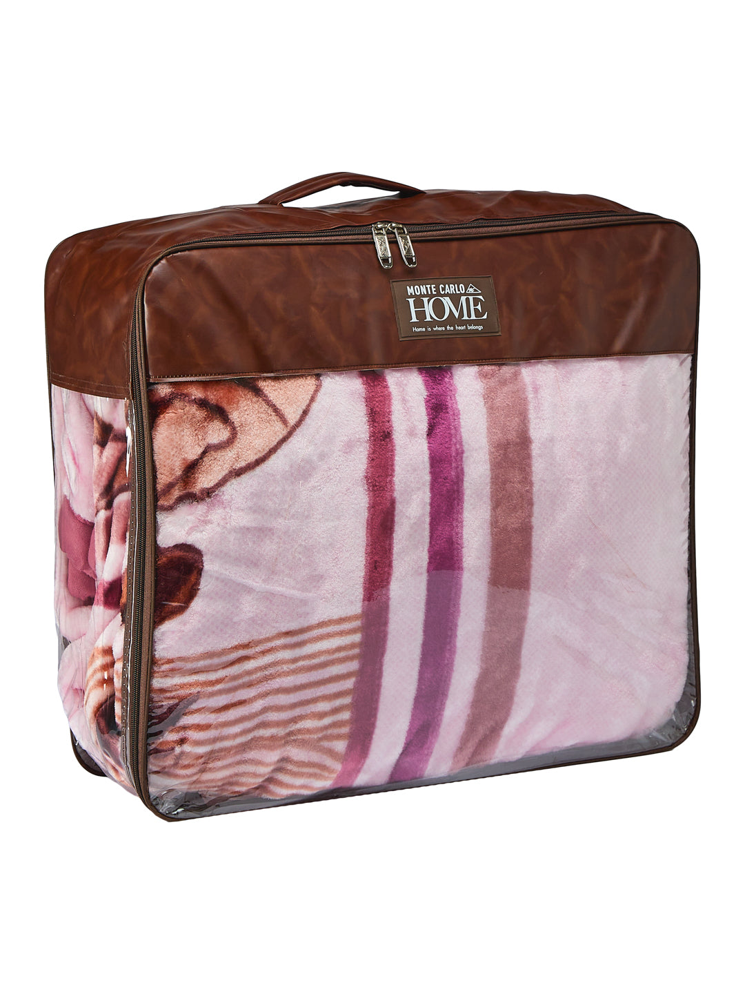Printed Double Bed 1 Ply 600 GSM Blanket for Winter (Denny), Weight 3.2 kg