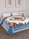 Floral Print Double Bed 2 Ply 1050 GSM Blanket for Winter (Emilia), Weight 5.5 kg