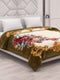 Floral Print Double Bed 2 Ply 1050 GSM Blanket for Winter (Emilia), Weight 5.5 kg